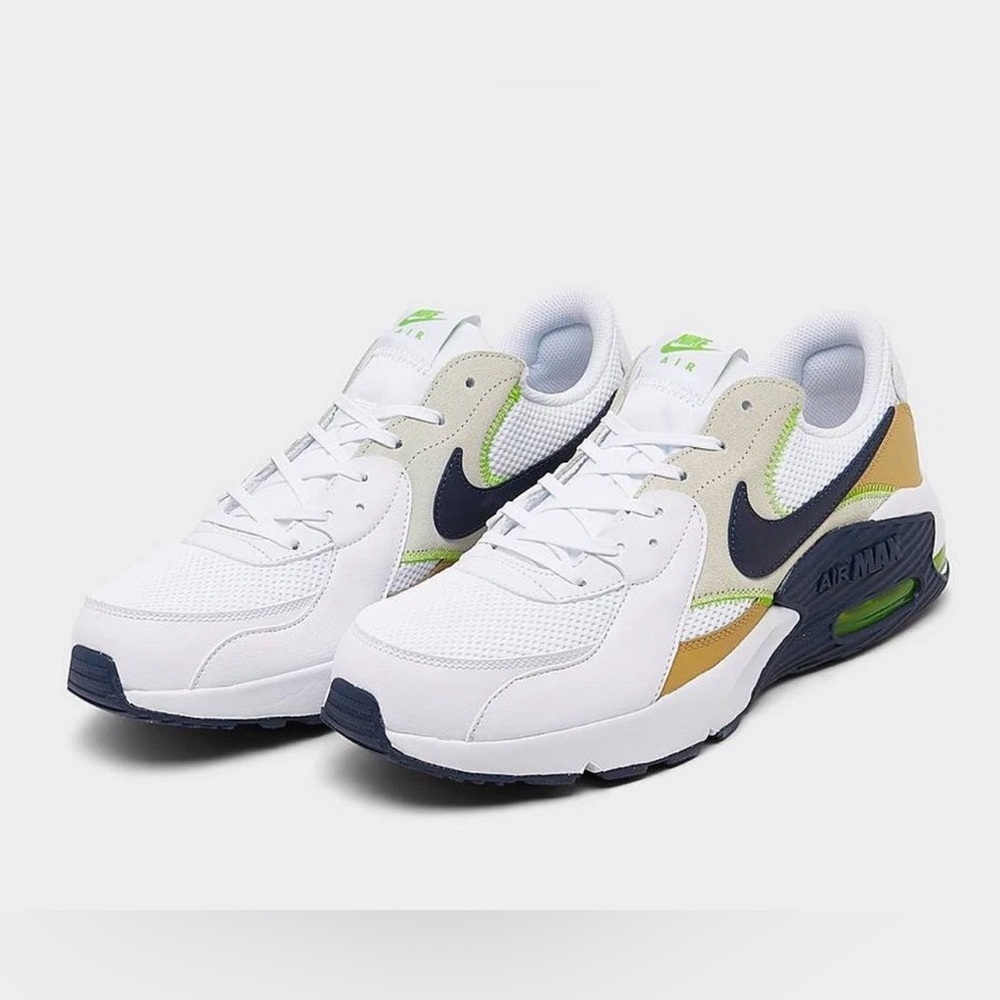 NEW Nike Men’s Air Max EXCEE White Obsidian Wheat Gold size US 9.5 - Picture 3 of 6